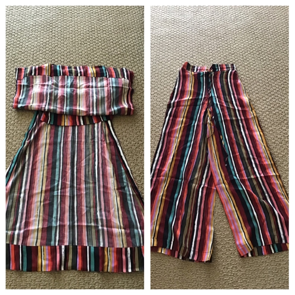 Free People 2-Piece Ruby Long Tank Pants Set. NWT. - Picture 8 of 8